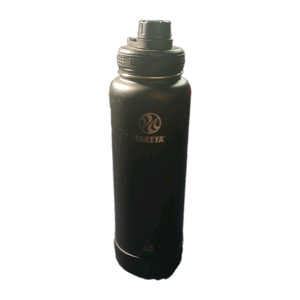 Takeya 40oz Actives Insulated Stainless Steel Water Bottle with Spout Lid